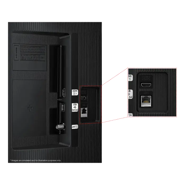 Pantalla Samsung H5000F Smart TV 32″ HD 60Hz Tizen Negra UN32H5000FPXPA (3).webp