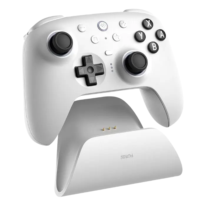 Control 8BitDo Ultimate 2 Bluetooth Nintendo Switch  PC Blanco 80ND02 (5).webp