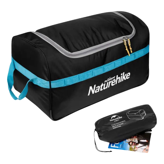 Maleta NatureHike Folding Duffle Bag 110L Plegable con Ruedas Negra NH18X027-L-BK (1).webp