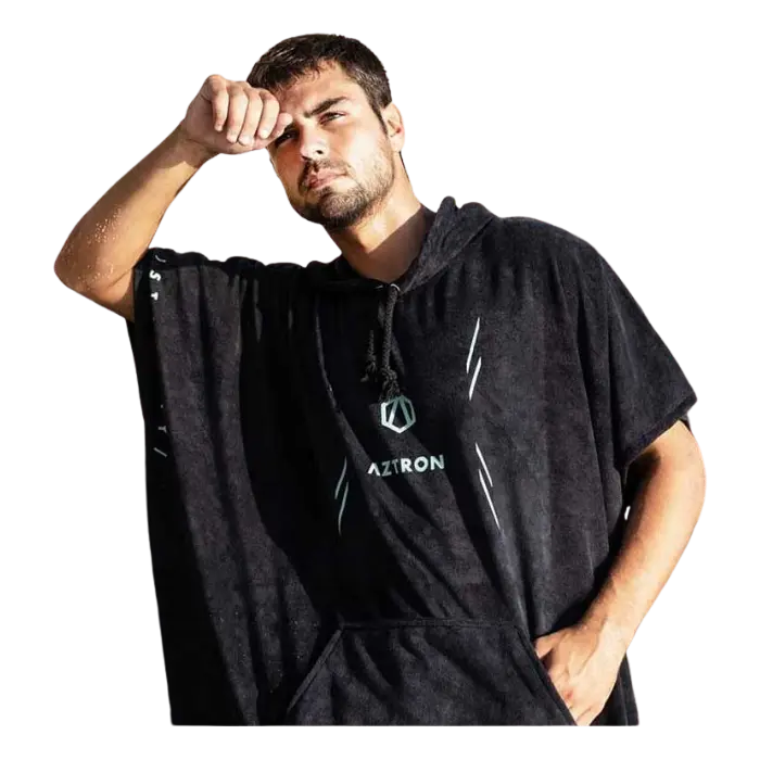 Poncho Aztron Starway Dry Fit Microfibra Ajustable M _Negro AA-P100-M (2).webp