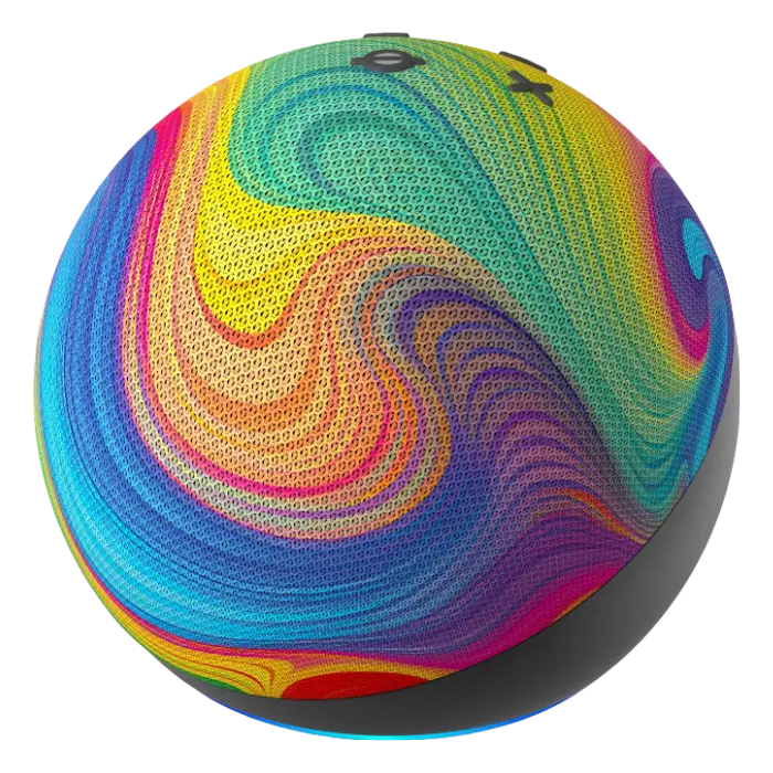 Parlante Inteligente Amazon Echo Dot Kids 5ta Generación Rainbow Swirl B0FD4435WL (1).webp