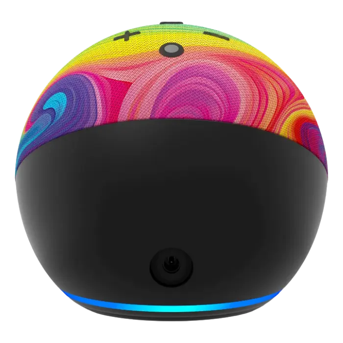 Parlante Inteligente Amazon Echo Dot Kids 5ta Generación Rainbow Swirl B0FD4435WL (2).webp