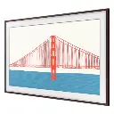 Marco Intercambiable Samsung para Pantalla The Frame LS03B 55 Madera Oscura VG-SCFA55BWBRU (2).webp