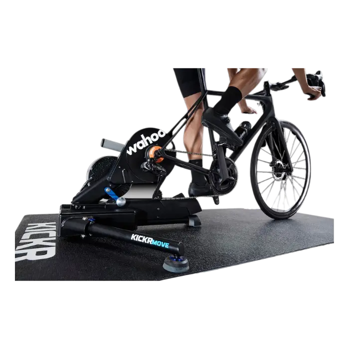 Alfombra de Hule Wahoo Kickr para Bicicleta Indoor Negra WFKICKRMAT (1).webp