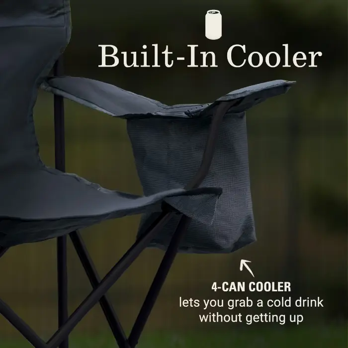 Silla Plegable Coleman Cooler Quad 24″ con Hielera Negra 2000032007 (1).webp
