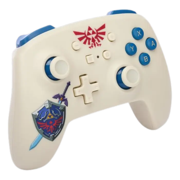 Control Power A Nintendo Switch Zelda Sworn Protector Inalámbrico BlancoAzul PWA-A-02971 (1).webp