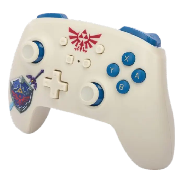 Control Power A Nintendo Switch Zelda Sworn Protector Inalámbrico BlancoAzul PWA-A-02971 (2).webp