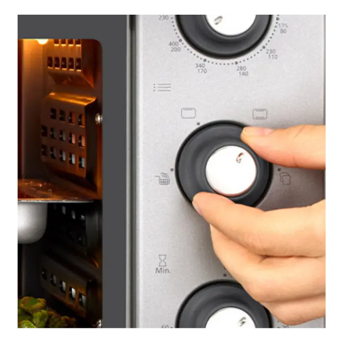 Horno Oster con Freidora de Aire 17L 1400W Plateado TSSTTV17MAFNS (3).webp