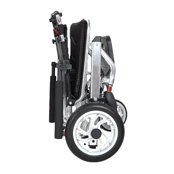 Sillla de Traslado HOSP 16” Ergonómica Plegable Negra CA989LFH (2).webp