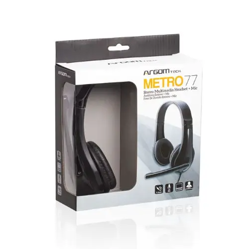 Headset Argom Estéreo 77 con Micrófono ARG-HS-0077.webp