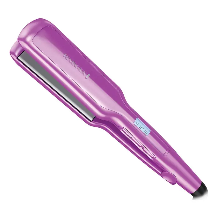 Plancha de Cabello Remington Diamond Ceramic Shine Turmalina y Antiestática Rosa S5520 (110) F (2).webp