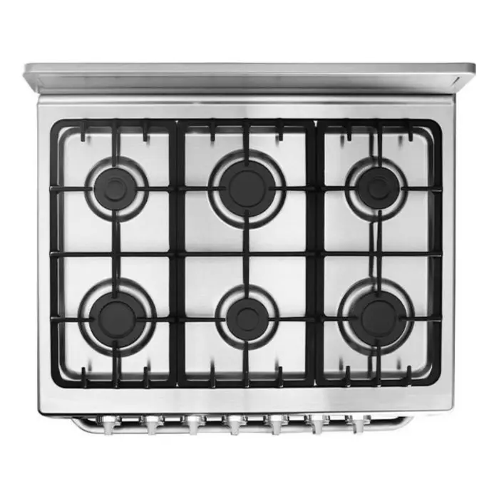 Cocina de Gas Midea 30″ 6 Quemadores Silver MGS30FS1BEABG (4).webp