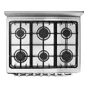 Cocina de Gas Midea 30″ 6 Quemadores Silver MGS30FS1BEABG (4).webp