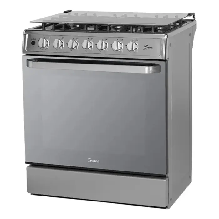 Cocina de Gas Midea 30″ 6 Quemadores Plateada MGS30FS1LEAMSS (2).webp