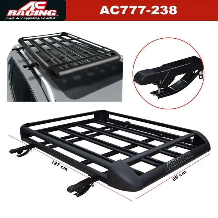 Canasta Porta Equipaje AC Racing Negra AC777-238 (1).webp