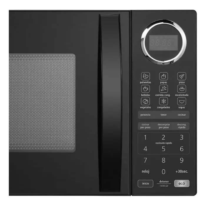 Horno Microondas Mabe 0.9p³25Lts 120V Negro HMM09NJ (1).webp