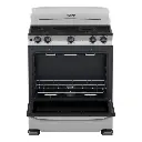 Cocina Eléctrica Mabe 30 4 Quemadores Acero Inoxidable EME7620BSFL0 (3).webp