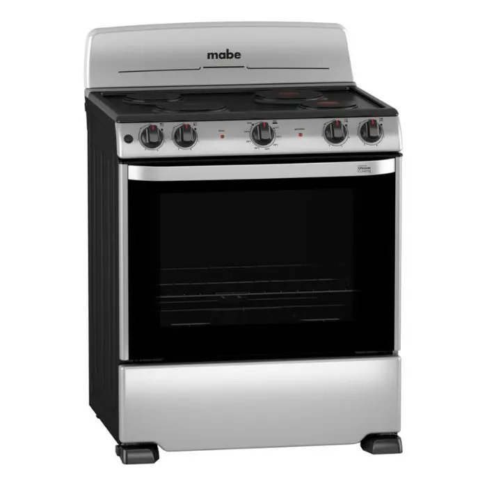 Cocina Eléctrica Mabe 30 4 Quemadores Acero Inoxidable EME7620BSFL0 (1).webp