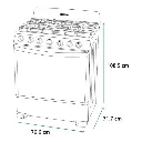 Cocina de Gas Mabe 30″ 6 Quemadores PlateadaNegro EM7622BAPS2 (5).webp