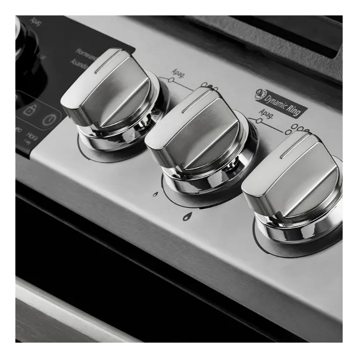 Cocina de Gas Mabe 30″ 6 Quemadores PlateadaNegro EMH7613DTSS0 (6).webp