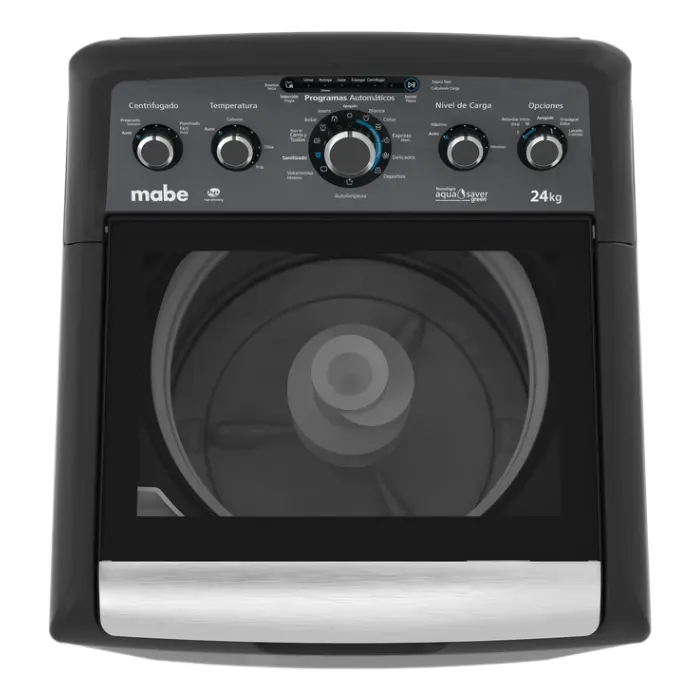 Lavadora Automática Mabe Aqua Saver Green 24kg Negra LMA74215WDAB1 (3).webp