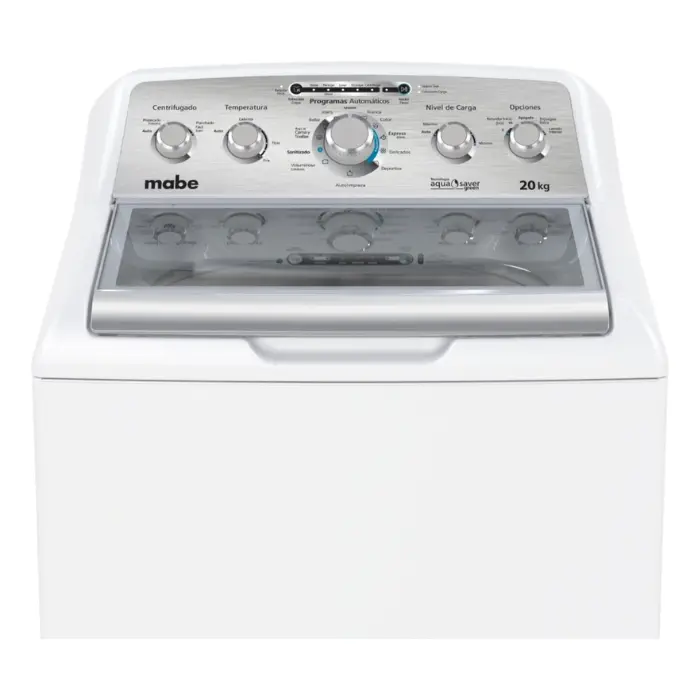 Lavadora Automática Mabe Aqua Saver Green 20kg Blanca LMA70215WBAB0 (3).webp