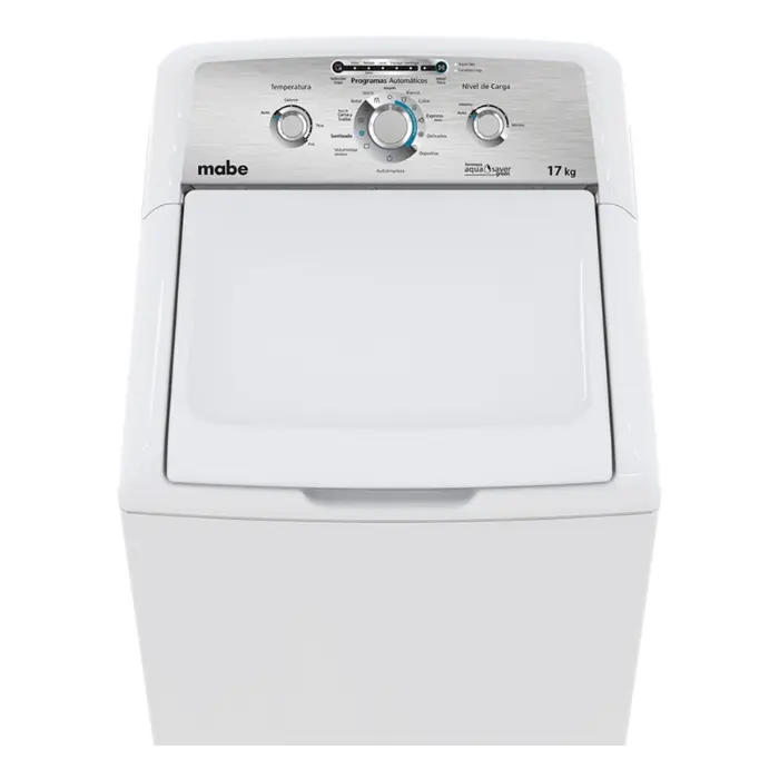 Lavadora Automática Mabe Aqua Saver Green 17kg Carga Superior Blanca LMA77113CBAB0 (3).webp
