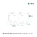 Horno Microondas General Electric 0.7p³1000W Gris Espejo MGE07SEJ (4).webp