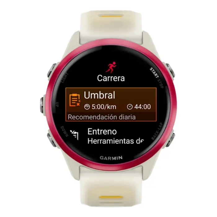 SmartWatch Garmin Forerunner 570 42mm CremaAmarilloFrambuesa 010-02970-02 (1).webp