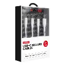 Cable de Carga MyBat Pro USB-A a USB-CUSB-C a USB-C 2-Pack Blanco RCBCACCMO002 (2).webp