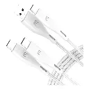 Cable de Carga MyBat Pro USB-A a USB-CUSB-C a USB-C 2-Pack Blanco RCBCACCMO002 (1).webp