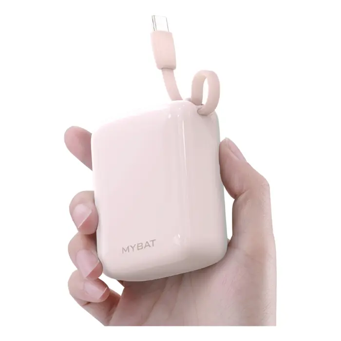 Batería Portátil MyBat PowerLoop 10.000mAh USB-C Rosa MPBBAT122 (1).webp