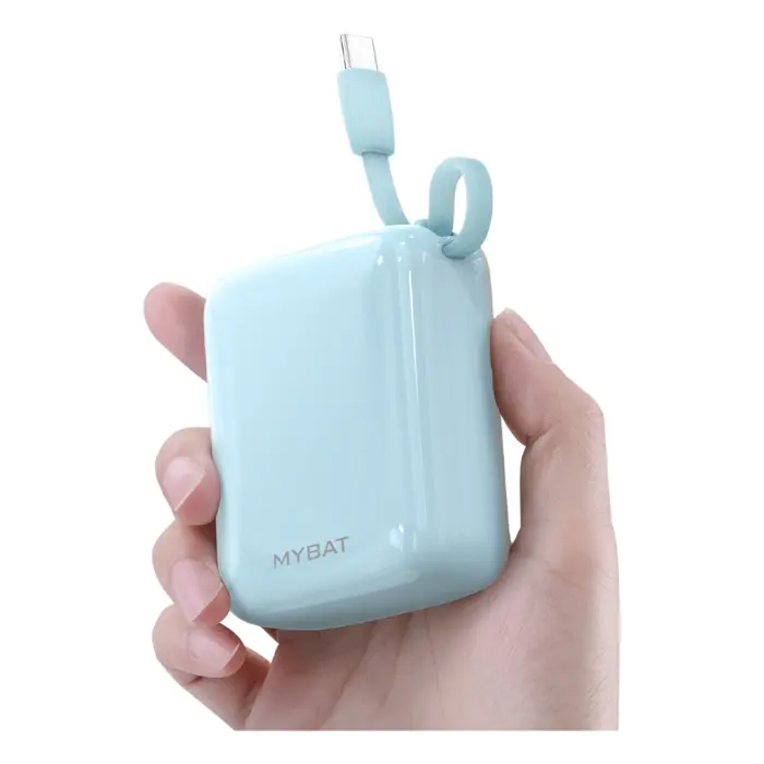 Batería Portátil MyBat PowerLoop 10.000mAh USB-C Menta MPBBAT123 (1).webp
