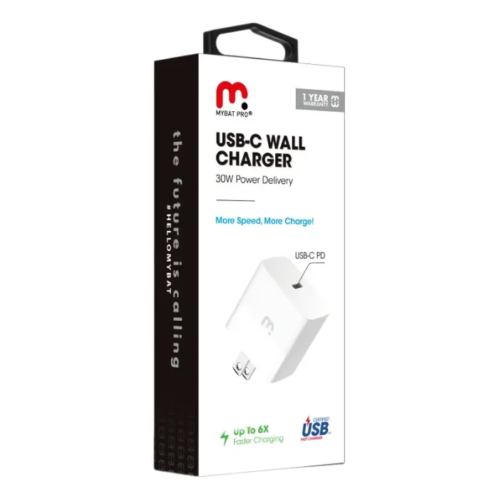 Adaptador de Corriente MyBat Pro USB-C Carga Rápida Blanco RCGTRAC16W (2).webp