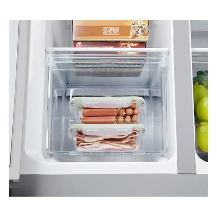 Refrigeradora Hisense Side By Side 15.6p³ Sin Frost Plateada RS3P428NEDA1 (6).webp