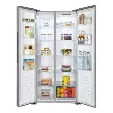 Refrigeradora Hisense Side By Side 15.6p³ Sin Frost Plateada RS3P428NEDA1 (4).webp