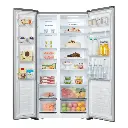 Refrigeradora Hisense Side By Side 19p³ Dispensador de Agua Sin Escarcha Plateada RS19N6ASI (2).webp