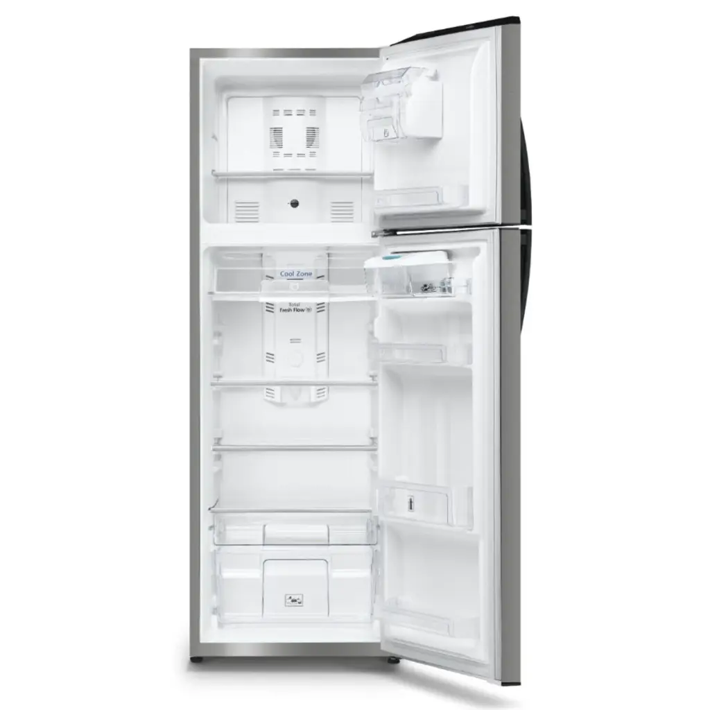 1200Wx1200H-D-Mabe-Refrigerador-11-pies-cubicos-Inox-RMA300FXCRU-Frente-Abierto-Sin-Props.webp