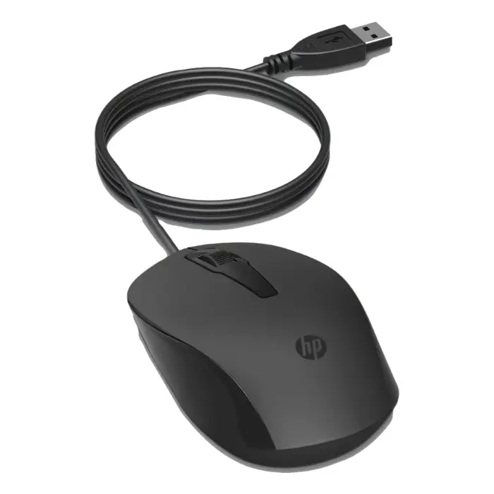 Mouse HP 150 Alámbrico USB-A 1600DPI Negro 240J6AA#ABM (3).webp