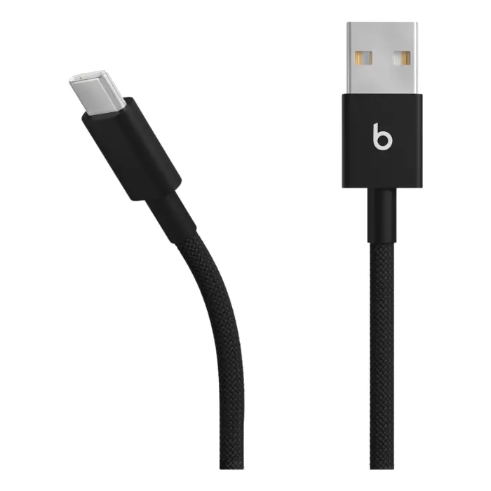 Cable de Carga Apple Beats USB-C a USB-A 1.5mts Bolt Black MDGG4LLA (1).webp