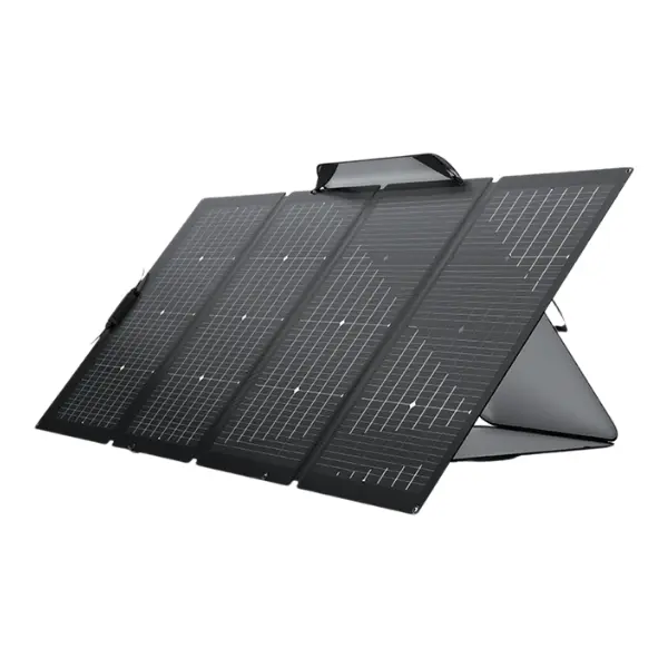 Panel Solar EcoFlow Portátil Bifacial 220W Negro (1).webp