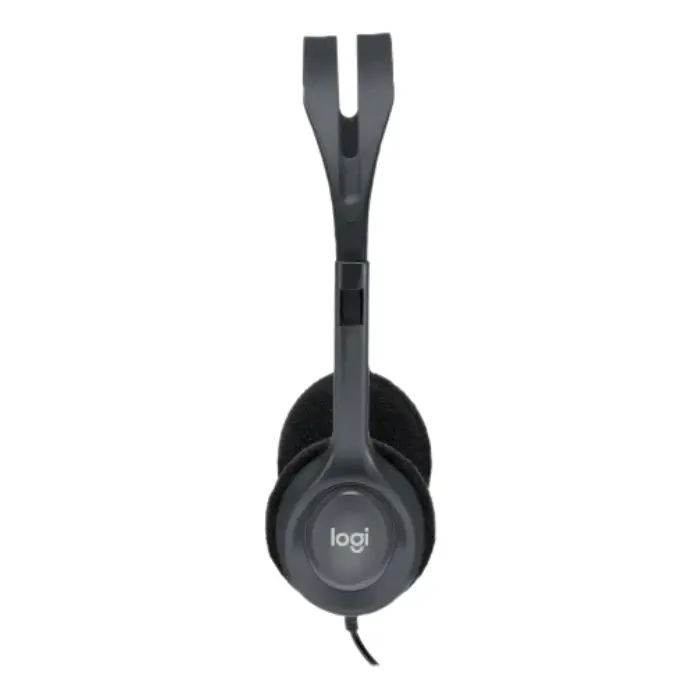 Headset Logitech Stereo H111 Alámbrico Aux 3.5mm con Micrófono Negro 981-000612 (1).webp