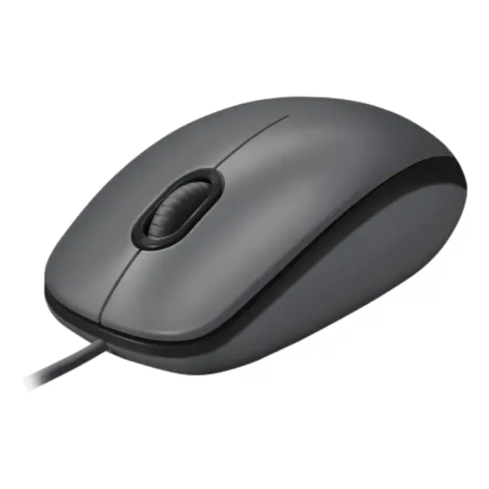 Mouse Logitech M100 Ambidiestro Alámbrico USB-A 1.000DPI Negro 910-001601 (1).webp