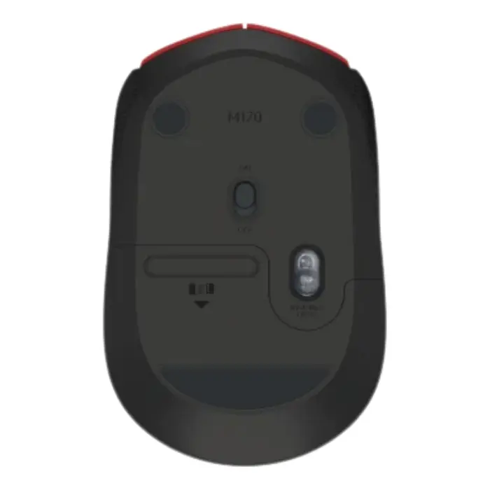 Mouse Logitech M170 Inalámbrico USB-A 1.000DPI Rojo 910-004941 (3).webp
