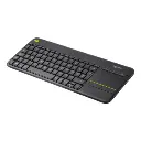 Teclado Logitech K400 Plus Inalámbrico USB-A TouchPad Negro 920-007119 (2).webp