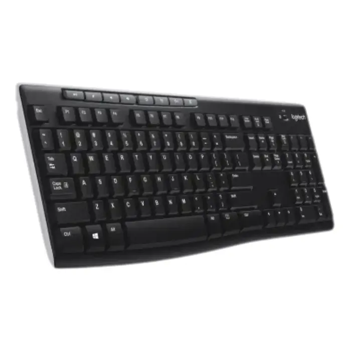 Teclado Logitech K270 Inalámbrico USB-A Negro 920-004426 (2).webp