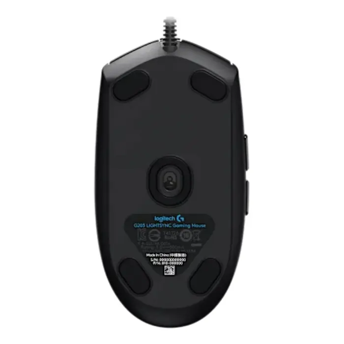 Mouse Logitech G203 LightSync Alámbrico USB-A 8.000DPI Negro 910-005790 (3).webp