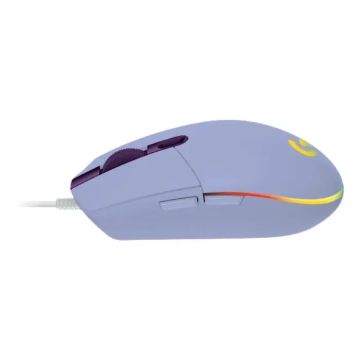 Mouse Logitech G203 LightSync Alámbrico USB-A 8.000DPI Lila 910-005851 (2).webp