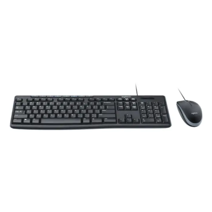 Kit Teclado y Mouse Logitech MK200 Media Corded Alámbricos USB-A Negros 920-002714 (1).webp