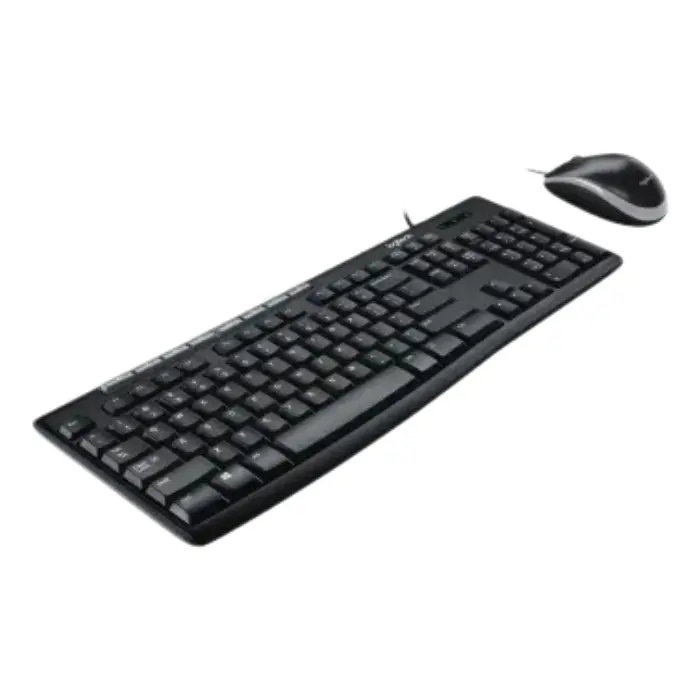 Kit Teclado y Mouse Logitech MK200 Media Corded Alámbricos USB-A Negros 920-002714 (2).webp
